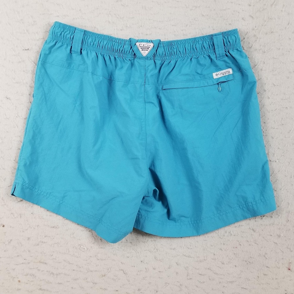 Columbia Shorts Mens Large Blue Swim Trunks Quick Dry Elastic Waist Outdoor fish - Picture 7 of 16